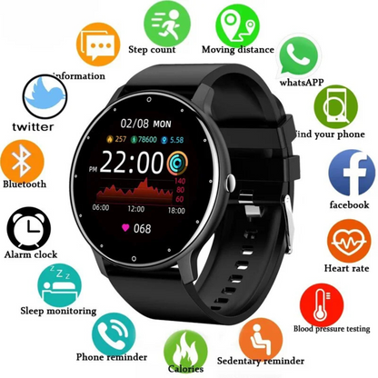 Smartwatch with Bluetooth Calling & Health Monitoring